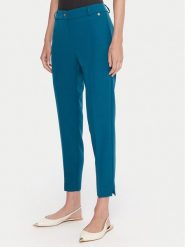 Maryley Spodnie materiałowe 25IB52Z/M17/43LK Turkusowy Regular Fit. Niebieskie spodnie materiałowe Maryley, l, bez wzorów, z materiału. Za 259.99 zł.