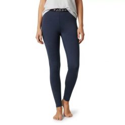 Damskie legginsy termoaktywne ze 100% wełny merynosów - Bjork 210. Czarne legginsy FJORK MERINO, xs, bez wzorów, z materiału. Za 289.00 zł.