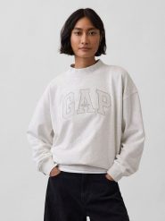 GAP Bluza w kolorze szarym rozmiar: S/M. Szare bluzy GAP, m, bez wzorów, bez kaptura. Za 141.85 zł.