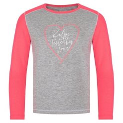 Meisjes lange mouwen t-shirt Kilpi SONIER-JG. Fioletowe t-shirty Kilpi, bez wzorów, bez kołnierzyka, bez ramiączek. Za 60.57 zł.