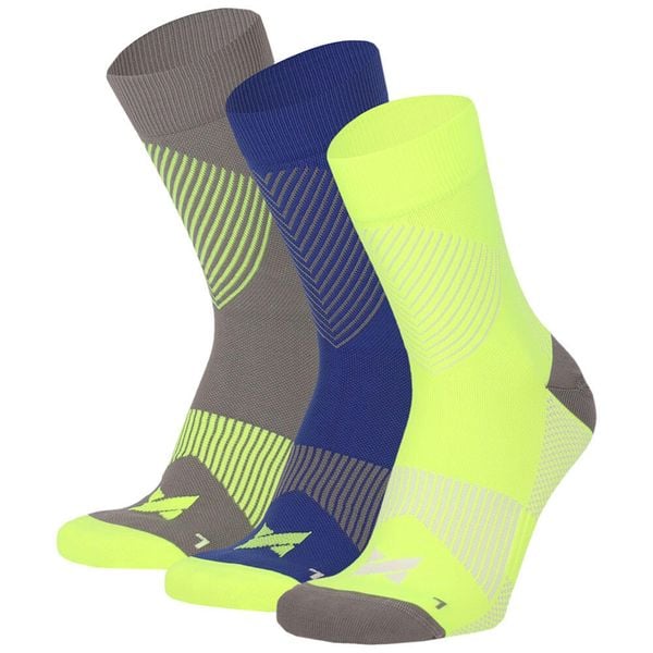 Skarpety kompresyjne unisex Xtreme, 3-pak, Multi. Żółte skarpety XTREME SOCKSWEAR, bez wzorów, z elastanu. Za 130.16 zł.