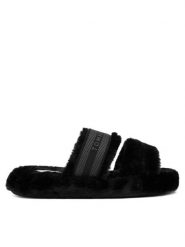 Tommy Hilfiger Kapcie Hilfiger Fur Slipper FW0FW08854 Czarny. Czarne obuwie domowe TOMMY HILFIGER, bez wzorów, z materiału, bez zapięcia. Za 199.99 zł.