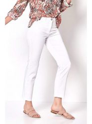 Relaxed by TONI Dżinsy - Slim fit - w kolorze białym rozmiar: W18. Białe jeansy Relaxed by TONI, bez wzorów. Za 92.21 zł.