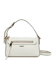 DKNY Torebka R42HKE18 Écru. Torebki klasyczne DKNY, bez wzorów, ze skóry, bez dodatków. Za 409.99 zł.