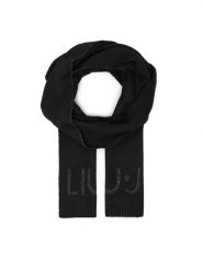 Liu Jo Szalik 2F5019 M0300 Czarny. Czarne rękawiczki Liu Jo, bez wzorów, z materiału. Za 359.99 zł.