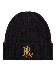 LAUREN RALPH LAUREN Czapka 454P23505003 Czarny. Czarne czapki Lauren Ralph Lauren, bez wzorów, z poliesteru. Za 329.99 zł.