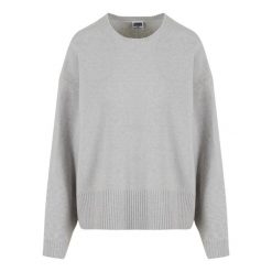 Damski sweter oversize Urban Classics soft. Szare swetry Urban Classics, na zimę, bez wzorów, bez ramiączek. Za 206.00 zł.