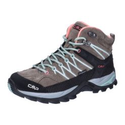 Buty turystyczne damskie wysokie CMP Rigel Mid WP. Brązowe trekkingi CMP, trekkingowe. Za 340.99 zł.