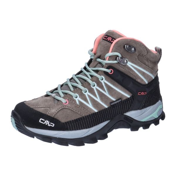 Buty turystyczne damskie wysokie CMP Rigel Mid WP. Brązowe trekkingi CMP, trekkingowe. Za 340.99 zł.