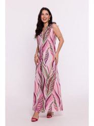Be Wear Sukienka w kolorze jasnoróżowym rozmiar: XL. Różowe sukienki Be Wear, xl, bez wzorów, bez kołnierzyka, bez ramiączek, maxi. Za 132.05 zł.