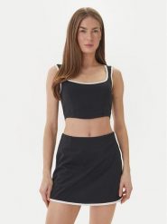 Guess Top 181230 Czarny Classic Fit. Czarne topy Guess, s, z aplikacjami, bez kołnierzyka, bez ramiączek. Za 234.99 zł.