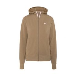 Bluza damska z kapturem Kari Traa. Brązowe bluzy Kari Traa, bez wzorów, z kapturem. Za 384.50 zł.