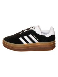 Adidas Skórzane sneakersy "Gazelle" w kolorze czarnym rozmiar: 38. Czarne trampki Adidas, bez wzorów, bez zapięcia. Za 463.38 zł.