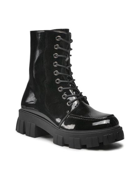 DeeZee Trapery WS5585-07 Czarny. Czarne trapery i śniegowce DeeZee, ze skóry. Za 129.99 zł.