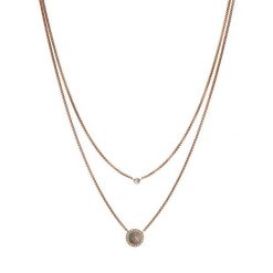 Naszyjnik Fossil. Żółte naszyjniki Fossil, złote. Za 139.99 zł.