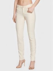 Guess Jeansy Annette W3GA99 D4ZO1 Écru Skinny Fit. Jeansy Guess, z aplikacjami. Za 719.99 zł.