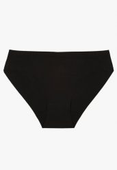 Czarne Majtki Bezszwowe Typu Figi Lavenias. Czarne figi Renee, xl, bez wzorów, z jeansu. Za 9.99 zł.