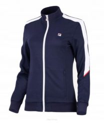 Bluza tenisowa Fila Jacket Manuela. Niebieskie bluzy Fila, xs, bez wzorów, z dresówki, bez kaptura. Za 226.99 zł.