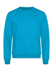 Clique Basic Roundneck bluza unisex turkusowa, 65% poliester/35% bawełna –. Niebieskie bluzy CLIQUE, xl, bez wzorów, z bawełny, bez kaptura. Za 149.58 zł.