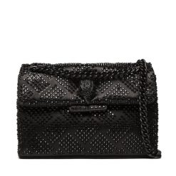 Torebka Kurt Geiger. Czarne torebki klasyczne Kurt Geiger, bez wzorów, bez dodatków. Za 819.99 zł.