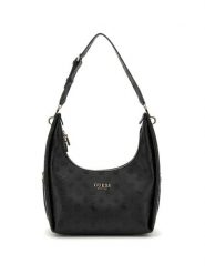 Guess Torebka Phoebe HWPD96 65020 Czarny. Czarne listonoszki Guess, z aplikacjami, ze skóry, bez dodatków. Za 639.99 zł.