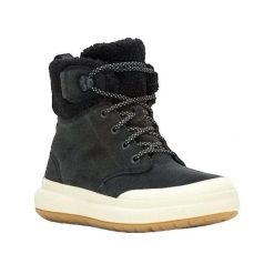 Buty trekkingowe Merrell Marquette Thermo Lace WP Czarny. Czarne trekkingi Merrell, z materiału, trekkingowe. Za 755.05 zł.
