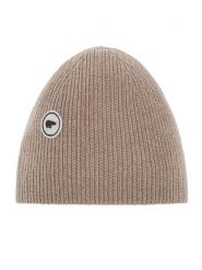 Eisbär Czapka "Senen" w kolorze jasnobrązowym rozmiar: onesize. Brązowe czapki Eisbar, z aplikacjami, z kaszmiru. Za 181.76 zł.