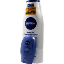 Nivea Nivea Body Balsam do ciała regeneracyjny+ krem do rąk Smoothcare mini gratis (400ml+30ml). Balsamy i kremy do ciała Nivea. Za 26.99 zł.