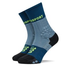 Skarpety wysokie unisex Compressport. Niebieskie skarpety Compressport, bez wzorów. Za 99.99 zł.