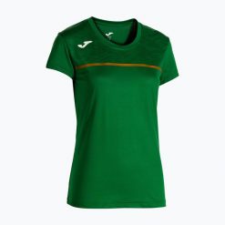 Koszulka do biegania damska Joma Record III. Zielone koszulki sportowe Joma, bez wzorów, bez ramiączek, do biegania. Za 89.99 zł.