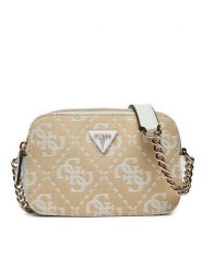 Guess Torebka Ruma (JG) HWJG93 39140 Beżowy. Brązowe listonoszki Guess, z aplikacjami, ze skóry, bez dodatków. Za 289.99 zł.