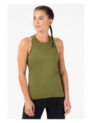 Super.natural Top sportowy "Grava" w kolorze khaki rozmiar: S. Brązowe koszulki sportowe super.natural, bez wzorów, z materiału, bez ramiączek, outdoorowe. Za 152.99 zł.