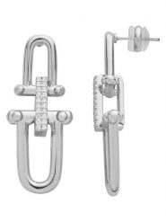 U.S. Polo Assn. Kolczyki-wkrętki z kryształami rozmiar: onesize. Szare kolczyki U.S. Polo Assn., z kryształem, metalowe. Za 95.99 zł.