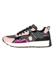 Geographical Norway Sneakersy "Osilver" w kolorze szaro-jasnoróżowym rozmiar: 37. Różowe trampki Geographical Norway, bez wzorów, bez zapięcia. Za 131.12 zł.