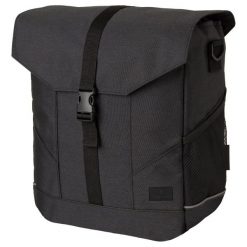 Torba rowerowa Pendler wodoodporna odblaskowa szara. Szare torby na ramię FASTRIDER, bez wzorów, z materiału, biznesowe, na ramię, bez dodatków. Za 298.95 zł.