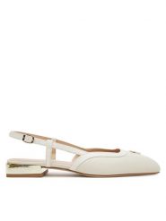 Aigner Sandały Fashion Saskia 18A 1251090 Biały. Białe sandały Aigner, bez wzorów, ze skóry, bez obcasa, na płaskiej podeszwie, bez zapięcia. Za 1,049.00 zł.