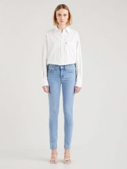 Levi´s Dżinsy "Lapis Sense" - Skinny fit - w kolorze błękitnym rozmiar: W27/L30. Niebieskie jeansy l, z aplikacjami, z podwyższonym stanem. Za 180.06 zł.