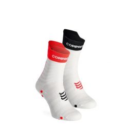 Skarpety biegowe Compressport Pro Racing v4.0 UL Run High. Białe skarpety Compressport, bez wzorów. Za 78.99 zł.