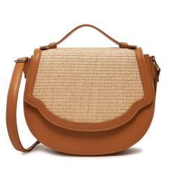 Torebka DeeZee. Brązowe listonoszki DeeZee, bez wzorów, bez dodatków. Za 129.99 zł.