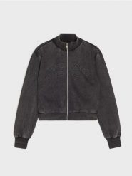 Bluza bomberka - szary. Szare bluzy sportowe Sinsay, l, bez wzorów, bez kaptura. Za 59.99 zł.