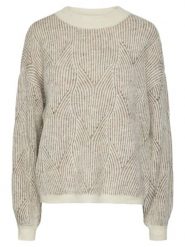 Pieces Sweter w kolorze beżowym rozmiar: L. Brązowe swetry Pieces, l, bez wzorów, z wełny, bez ramiączek. Za 87.81 zł.