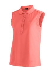 Maier Sports Koszulka funkcyjna polo "Ulrike" w kolorze czerwonym rozmiar: 46. Czerwone koszulki polo Maier Sports, bez wzorów, z materiału, bez kołnierzyka, bez ramiączek. Za 96.60 zł.