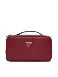 Guess Kosmetyczka TWSN90 91045 Czerwony. Czerwone torebki klasyczne Guess, z aplikacjami, ze skóry, bez dodatków. Za 399.99 zł.