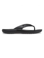 Crocs Japonki "Classic" w kolorze czarnym rozmiar: 41/42. Czarne klapki Crocs, bez wzorów, z tworzywa sztucznego, z otwartym noskiem, bez obcasa. Za 114.17 zł.