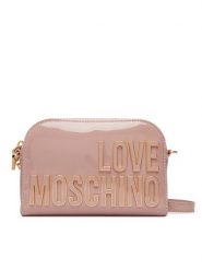 LOVE MOSCHINO Torebka JC4250PP0OKE160A Różowy. Czerwone listonoszki Love Moschino, bez wzorów, ze skóry, bez dodatków. Za 919.99 zł.