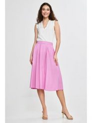 Nife Spódnica w kolorze jasnoróżowym rozmiar: 42. Różowe spódnice Nife, bez wzorów, midi. Za 165.31 zł.