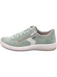 Legero Skórzane sneakersy "Tanaro 5.0" w kolorze miętowym rozmiar: 38,5. Zielone trampki Legero, bez wzorów, z gore-texu, bez zapięcia. Za 263.53 zł.