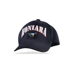 Czapka jeździecka z daszkiem GALOP WEAR Koniara Navy Edition. Niebieskie czapki GALOP WEAR, bez wzorów, z bawełny, eleganckie. Za 125.55 zł.
