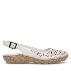 Sandały Rieker. Brązowe sandały Rieker, bez wzorów, bez obcasa, na płaskiej podeszwie, bez zapięcia. Za 289.99 zł.