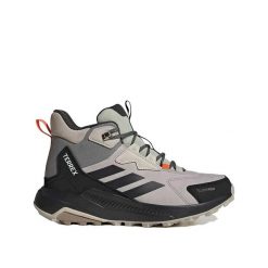 Buty trekkingowe adidas Terrex Anylander Skórzane Wodoodporne. Szare trekkingi Adidas, z gumy, trekkingowe. Za 474.55 zł.